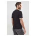 Bavlněné tričko Calvin Klein černá barva, s potiskem, K10K112497