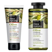 Mea Natura Olivový sprchový gel 300 ml + krém na ruce výživa a regenerace 100 ml