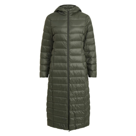 VILA Zimní kabát 'Manya' olivová / tmavě zelená