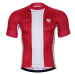 BONAVELO Cyklistický dres s krátkým rukávem - POLAND II. - bílá/červená