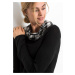 Bonprix RAINBOW pletené šaty s volány Barva: Černá, Mezinárodní