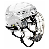 Bauer RE-AKT 100 YTH COMBO Dětská hokejová helma s mřížkou, bílá, velikost
