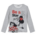 Disney minnie mouse dívčí šedé tričko s dlouhými rukávy