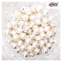 Hends Tungstenové Hlavičky Tungsten Beads Silver Pearl Galvanized Small Slot Průměr: 6,5mm