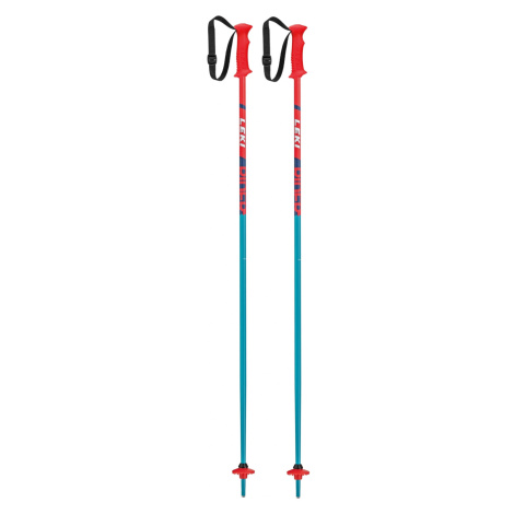 Lyžařské hole Leki Rider Délka holí: 100 cm / Barva: červená/modrá