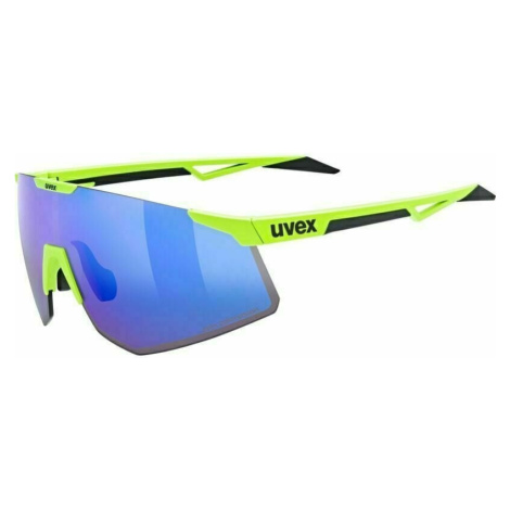 UVEX Pace Perform CV Yellow Mat/Mirror Blue Cyklistické brýle