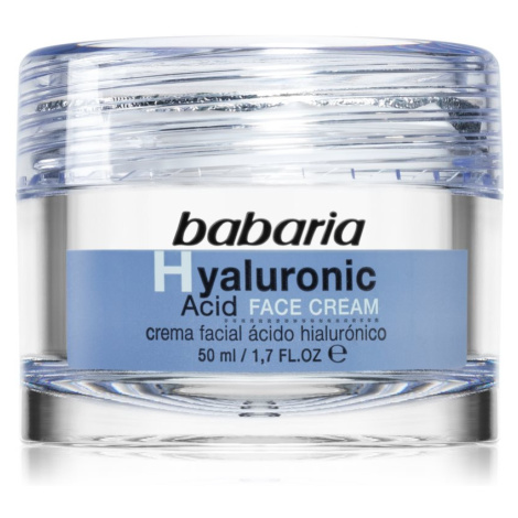 Babaria Hyaluronic Acid hydratační krém na obličej 50 ml