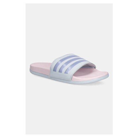 Pantofle adidas dámské, modrá barva, JS3617