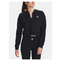 Mikina Under Armour Pjt Rck HW Terry FZ-BLK