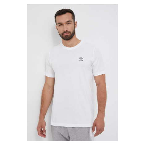 Tričko adidas Originals bílá barva, s aplikací