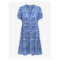 Modré dámské vzorované šaty ONLY Nova