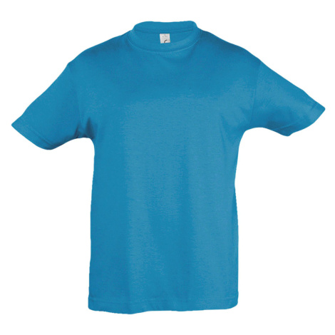 SOĽS Regent Kids Dětské triko s krátkým rukávem SL11970 Aqua SOL'S