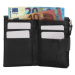 Happy Wallet Černo-bílá malá kožená peněženka "Happy"