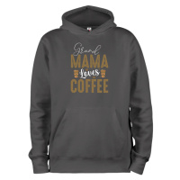 DOBRÝ TRIKO Mikina s potiskem Grand Mama loves COFFEE