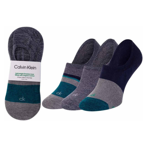 Calvin Klein Ponožky 8720245208154 Navy Blue/Green/Gray/Denim