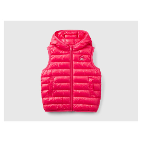 Benetton, Padded Vest With Hood United Colors of Benetton