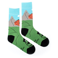 Ponožky Téryho chata s kamzíkem Fusakle