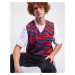 Stüssy Tiger Printed Sweater Vest red