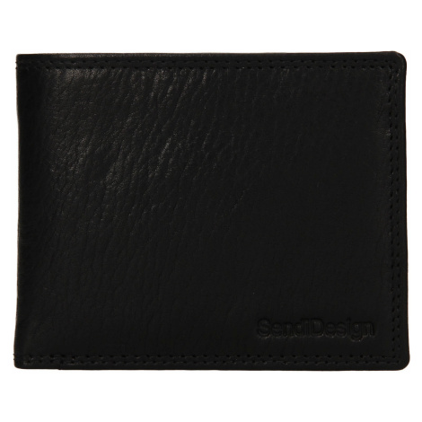 Pánská kožená peněženka SendiDesign Lopezz - černá Sendi Design