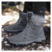 Zimní turistické boty unisex šněrovací sněhule s kožíškem