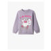 Koton Cat Printed Sweatshirt Long Sleeve Crew Neck Ribbed