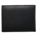 SEGALI Pánská kožená peněženka SG 2614538 černá koňak