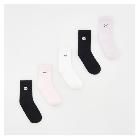 Reserved - Bavlněné ponožky 5 pack - Vícebarevná
