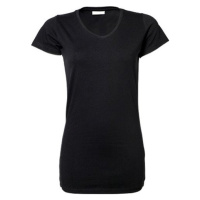 Tee Jays Dámské módní extra dlouhé strečové tričko do véčka
