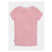Růžovo-bílé holčičí pruhované tričko SAM 73