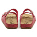 Medi Line S182-002 červené dámské zdravotní pantofle Červená