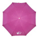 Derby Mini s potiskem - dětský skládací deštník, růžová, plná barva růžová