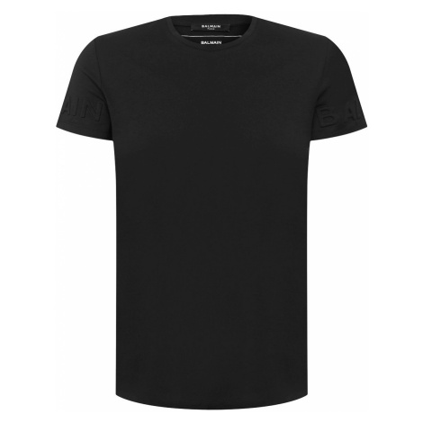 BALMAIN Black Logo tričko