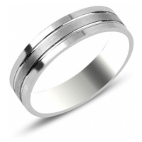 OLIVIE Snubní stříbrný prsten 3720