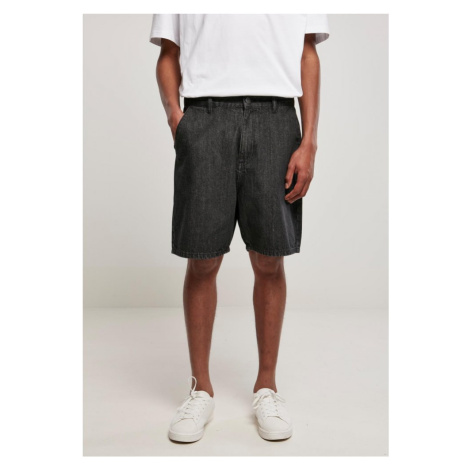 Organic Denim Bermuda Shorts - black washed Urban Classics