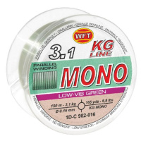 Wft vlasec kg mono green 150 m - 0,18 mm 3,7 kg