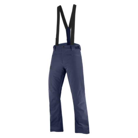 Salomon STANCE PANT M Pánské lyžařské kalhoty, tmavě modrá, velikost