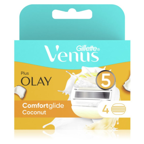 Gillette Venus ComfortGlide Olay Coconut náhradní břity 4 ks