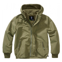 Kids Windbreaker Frontzip - olive