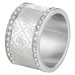 Guess Módní prsten s krystaly JUBR01168JWRH 52 mm