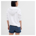 Mikina GAP Fullzip Logo Hoodie Optic White