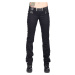 kalhoty dámské BLACK PISTOL - Stud Low Cut Denim - Black - B-1-39-001-00