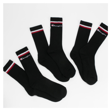 Champion 3Pack Classic Stripes Socks černé