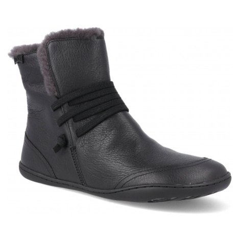 Barefoot dámské zimní boty Camper - Peu Cami Sella Negro černé