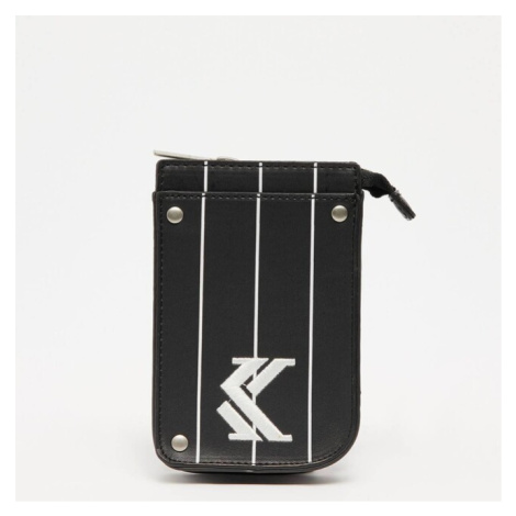 Karl Kani Pinstripe Fake Leather Small Pouch Bag black