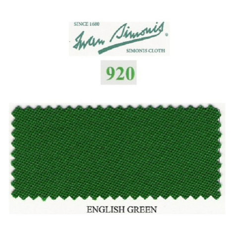 Kulečníkové sukno Simonis 920 English Green 195 cm