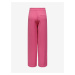 Růžové dámské široké kalhoty JDY Vincent