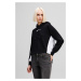 Mikina karl lagerfeld jeans klj colour block hoodie black/white