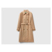 Benetton, Double-breasted Midi Trench Coat