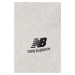 Bavlněné tepláky New Balance UP21500SAH pánské, šedá barva, hladké, UP21500SAH-SAH