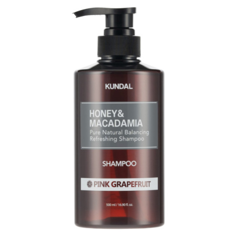 KUNDAL - HONEY & MACADAMIA SHAMPOO - Korejský šampon na vlasy Pink Grapefruit 500 ml